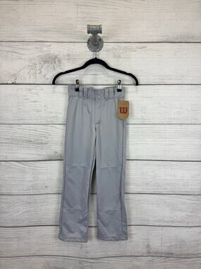 Wilson Boys Gray Baseball Pants Size Youth Small